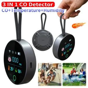 3-in-1 Carbon Monoxide Detector with Air Monitor