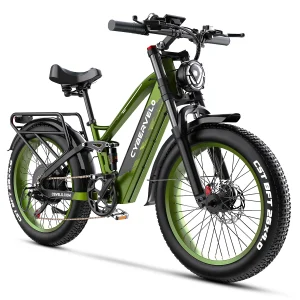 26″ Electric Bicycle for Adults, Long Range